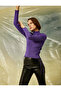 Glittery Turtleneck Sweater with Side Tie Detail - 2