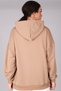 Kadın Bej Kapüşonlu Sweatshirt - 5
