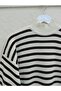 Half Throat Balloon Sleeve Knitwear Tunic -Cream - 3