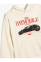 Batman Hooded Sweatshirt Licensed Kangaroo Pocketed Hooded Sweatshirt - 3