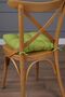 Lina Green Pofidik Chair Cushion with Special Stitched Laces - 3