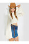 Bell Sleeve Crop Sweater Textured Mock Neck