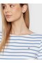 Organic Cotton Reglan Sleevel Stripes Seasonal t Shirt - 2
