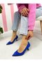 Cobalt Blue Tweed (Tress) Skeleton Detail Women's Stiletto - 7