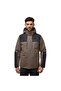 Coffee Men's Hooded Collar Regular Fit Jacket A61858Jasper 3in1 Jkt m - 2