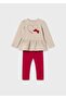 Red Velvet Baby Tights Set