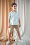 Boy's 100% Linen Anti-Sweat Long Sleeve Shirt_Rg1492