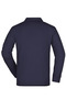 Polo Neck Navy Blue Long Sleeve Sweatshirt - 2