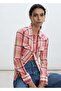 Checkered Cotton T-Shirt - 8