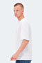 Venetia I Men's Printed Oversized White T-Shirt - 3