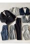 Children's Suit |   3–9 Years Old |   Stretch Fabric 3-Piece Combination: Trousers, T-Shirt, and Jacket |   Special Day |   Rg1440 - 8