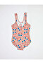 Young Girls Uv Protection Quick Dry Strappy Patterned Swimsuit_Rg3294 - 3