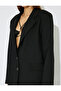 Blazer Jacket Double Breasted Buttoned with Pockets - 5