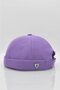 Women's Hipster Folded Cap Lilac Docker Hat - 2