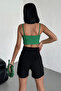 High Waist Stretchy Lycra Crepe Shorts Offering Style and Comfort Together Black - 4