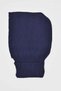 Balaclava Women's Knitwear Snow Mask Beanie Neck Collar Dark Navy Blue - 2