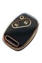 Honda Civic C-Rv Accord Jazz Compatible Key Control Case Auto Keychain Black Color - 2
