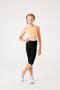 Kids Cotton Elastane Capri Below Knee Girls' School Leggings 2006 - 3