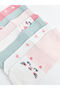 Lcwk Printed Baby Girl Socks Pack of 7 - 3