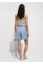 Plain Linen Shorts - 4