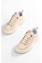 Women's Beige Simple and Elegant Casual Sneaker