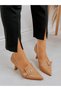 Nude Skin (Kahlo) Buckle Detail Women's Stiletto - 7