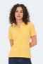 Vera I Women's Polo Neck Yellow T-Shirt - 6