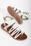 Women's Sandals White Skin - 3