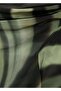 Semi-Transparent Print Blouse - 8