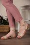 Women's Lace-Up Sandals Mink Skin - 2