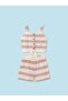 Girls' Striped Shorts Blouse Set 6276
