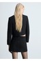 Decorative Belted Tweed Mini Skirt - 4