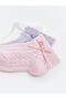 Lcw Patterned Baby Girl Booties Socks 3-Piece - 3