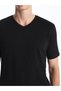 Peak New Season V-Neck Short Sleeve Combed Cotton Men's T-Shirt - 3
