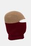 Color Block Colorful Balaclava Snow Mask Knitwear Beanie Neck Collar 1 Piece - 2