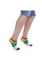 3 Pairs Patterned Men's Ballerina Socks - 3