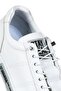 Basel Genuine Leather Black Toscana Men's Casual Shoes White - 7