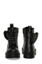 Tuney-E F 4Pr Black Girl's Biker Boots - 5