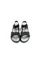 (Arzen Sandals) Thermo Non-Slip Sole Velcro Children's Sandals Black - 2