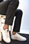 Basel Genuine Leather Black Toscana Men's Casual Shoes White
