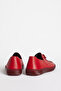 Women's Comfortable Non-Slip Sole Soft Real Leather Casual Shoes Br 04138 Red - 5