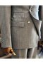 Italian Style 8 Drop Stripes Double-Breasted Jacket Trousers Suit Gray T10706 - 7