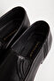 Men's Real Leather Sole Handmade Classic Shoes Real Leather Osc 1537 Black - 4