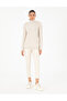 Ecru Regular Fit Turtleneck Sweater 50294435-Vr019 - 4