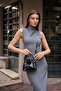 Black Patent Leather Women's Covered Mini City Bag