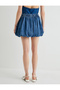 X Tuba Ünsal - Denim Mini Balloon Skirt - 4