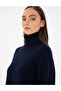 Navy Blue Regular Fit Turtleneck Wool Sweater 50296491-Vr033 - 2