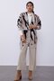 Stone Jacquard Knitwear Cardigan