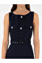 Navy Blue Regular Fit Woven Dress 50292893 -Vr033 - 6