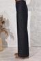 High Waist Dark Navy Blue Wide Leg Jeans - 308006 - 4